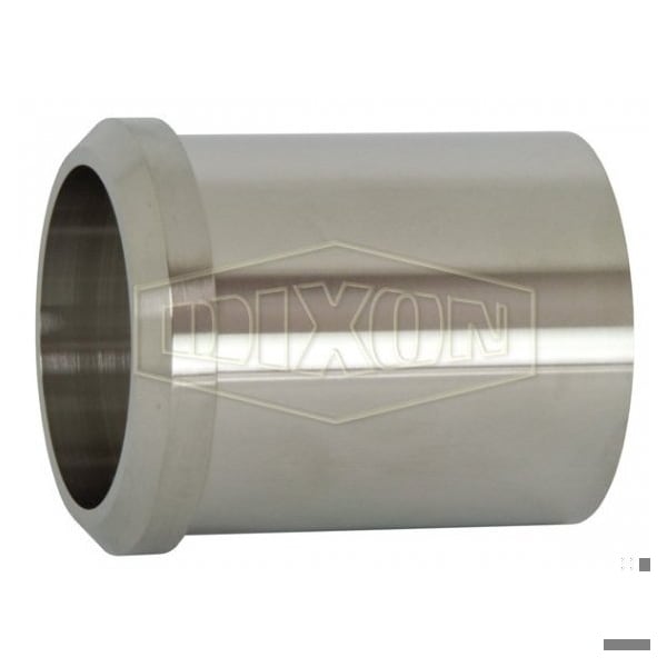 Heavy Wall Tank Ferrule, 2 in Nominal, Plain Beveled Seat End Style, 304 SS, Domestic